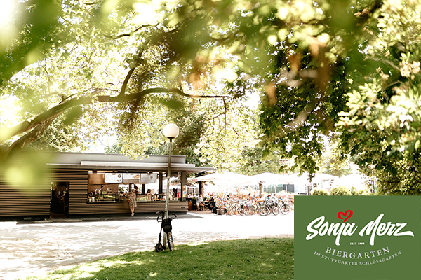 Sonja Merz - Biergarten im Schlossgarten